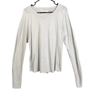 Frank & eileen Core Long Sleeve Tee Light Gray Size S Sample Piece Designer Lux